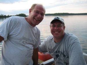 Brothers Mark and Jay by Wabana Lake
