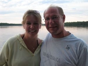 Hosts Jay and Connie by Wabana Lake