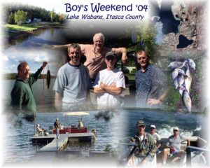 Boys Weekend photo montage at WA‑GA‑THA‑KA Resort