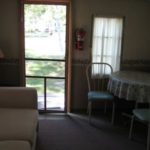 Cabin 5 living and dining area
